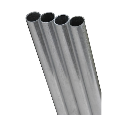 K&S Precision Metals K&S 7/16 in. D X 3 ft. L Round Aluminum Tube 9411